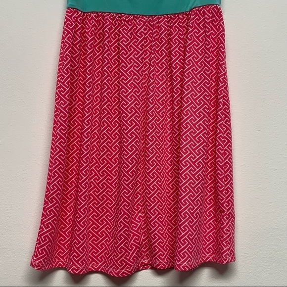 Mainstreet Connection Size S/M Teal Pink White Cover Up Dress NWT - Picture 7 of 11